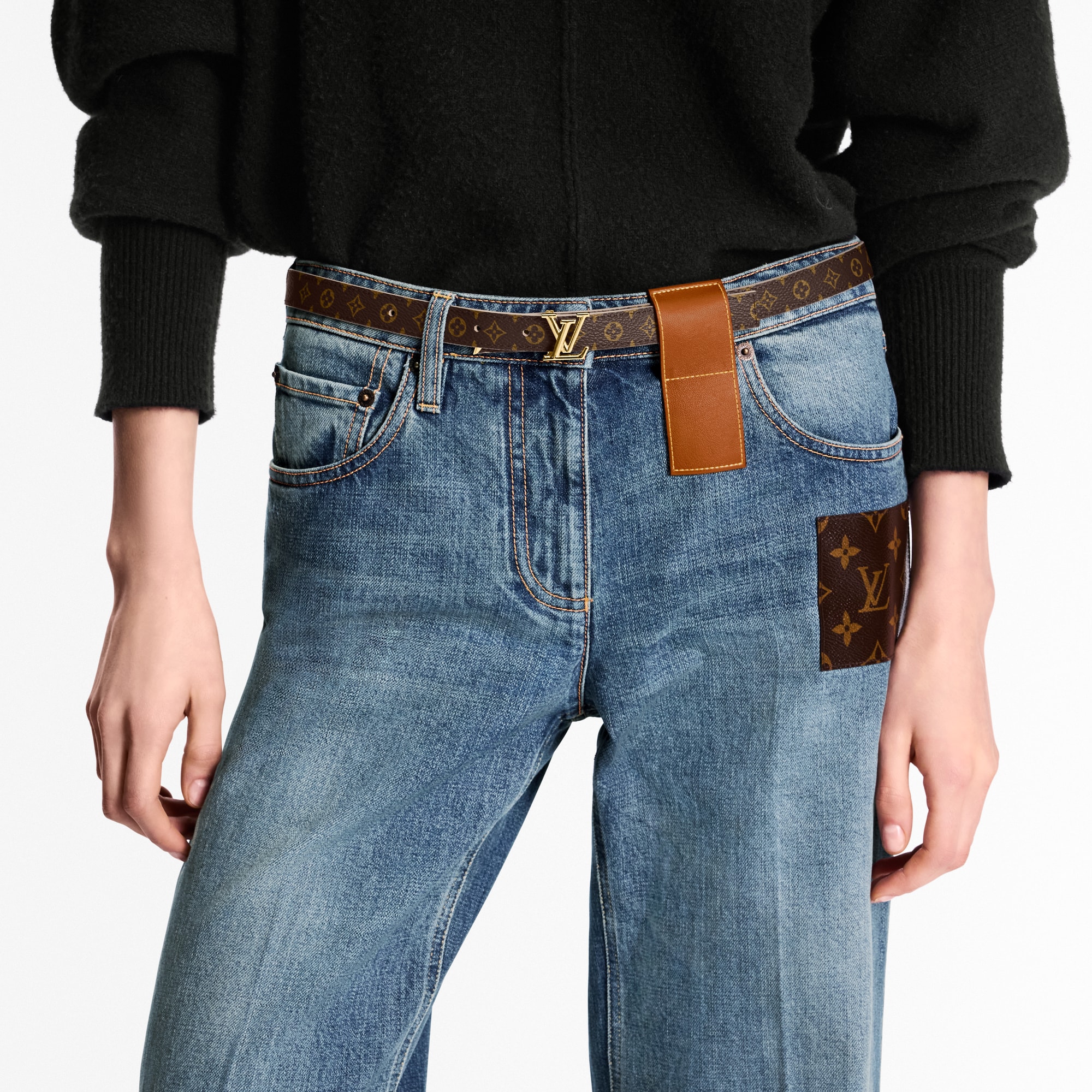 Pretty LV 20mm Reversible Belt Monogram Canvas - Accessories